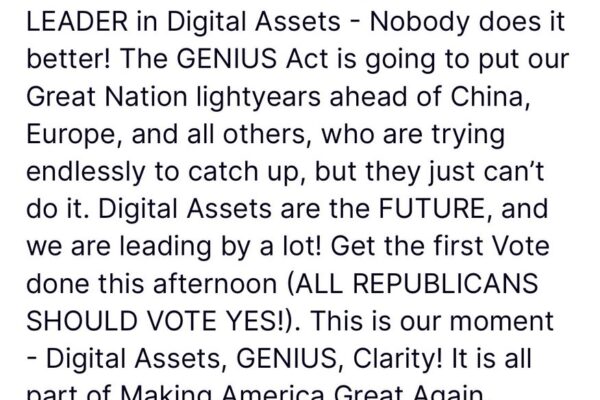 Trump Happy Crypto Week