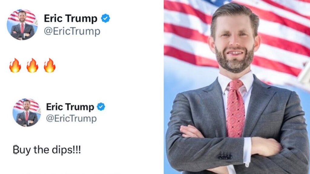 Eric Trump Cryptocurrency Investment Strategy