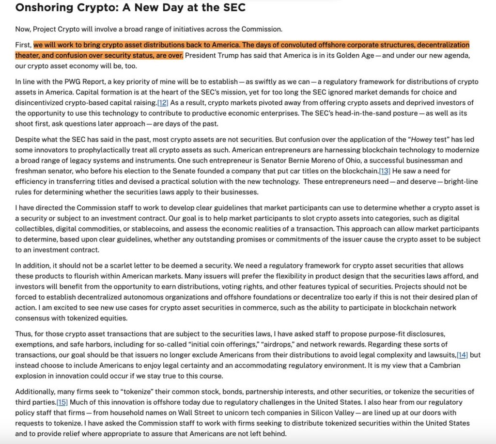 SEC Chairman Paul Atkins