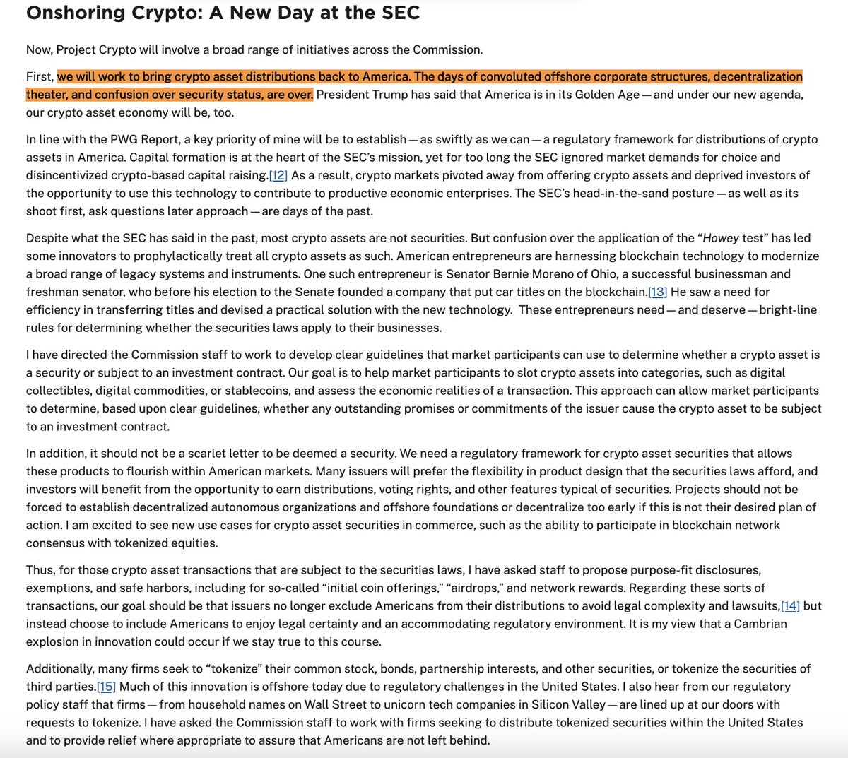 SEC Chairman Paul Atkins