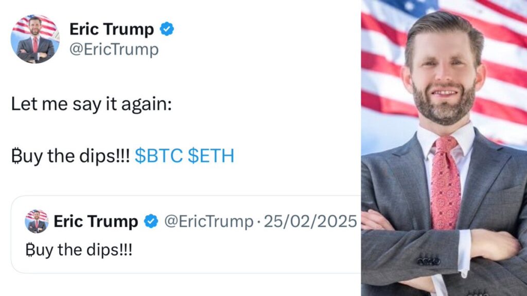 Eric Trump Bitcoin Ethereum