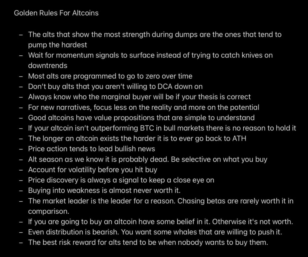 Altcoin trading misconceptions